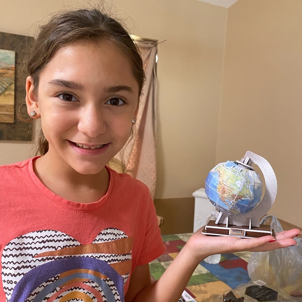 3D globe earth model